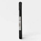 Minimalistische zwart-wit geometrische abstracte k Case-Mate iPhone case (Achterkant/links)