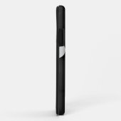 Minimalistische zwart-wit geometrische abstracte k Case-Mate iPhone case (Achterkant/rechts)