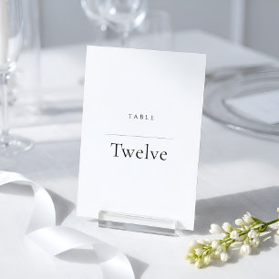 Minimalistische Zwart & Wit Moderne Luxe Kaart