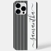 Minimalistische zwart-wit moderne Mate Iphone Case (Achterkant)