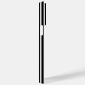 Minimalistische zwart-wit moderne Mate Iphone Case (Achterkant / Rechts)