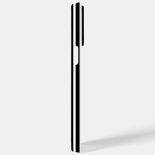 Minimalistische zwart-wit moderne Mate Iphone Case (Achterkant / Rechts)