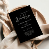 Minimalistische zwart wit moderne typografie bruil kaart