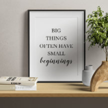 Minimalistische Zwart-Wit Motivatie