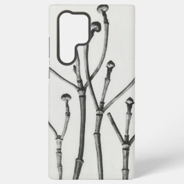 Minimalistische zwart-wit Natuur fotografie Samsung Galaxy Hoesje