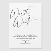 Minimalistische Zwart&Wit Opnieuw Geplande Save Th (Voorkant)