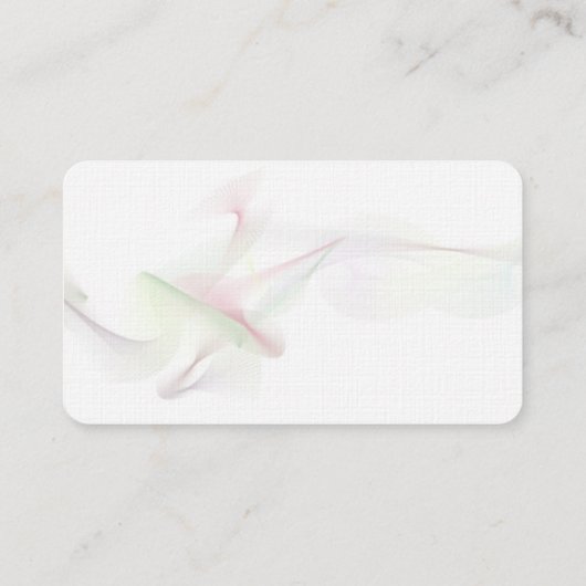 Minimalistische Zwart Wit Plain Modern Abstract Visitekaartje (Achterkant)