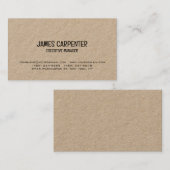 Minimalistische Zwart Wit Unieke Moderne Professio Visitekaartje (Voorkant / Achterkant)