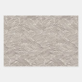 Minimalistische zwart-witlijn kunst inpakpapier vel (Voorkant 3)