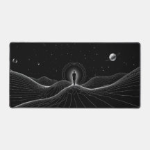 Minimalistische zwart-witportaalkunst