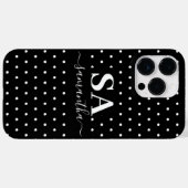Minimalistische zwart-witstippen voor monochrome p Case-Mate iPhone case (Achterkant (horizontaal))