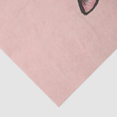 Minimalistische zwart-witte kat ontkoppeling tissuepapier (Detail)