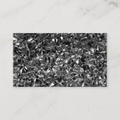 Minimalistische zwarte aangepaste QR-code script m Visitekaartje (Achterkant)