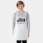 MINIMALISTISCHE ZWARTE DRIELITTERIGE MONOGRAM NAAM SCHORT (Gedragen)