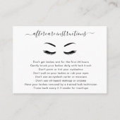 Minimalistische zwarte en witte, eenvoudige streep visitekaartje (Voorkant)