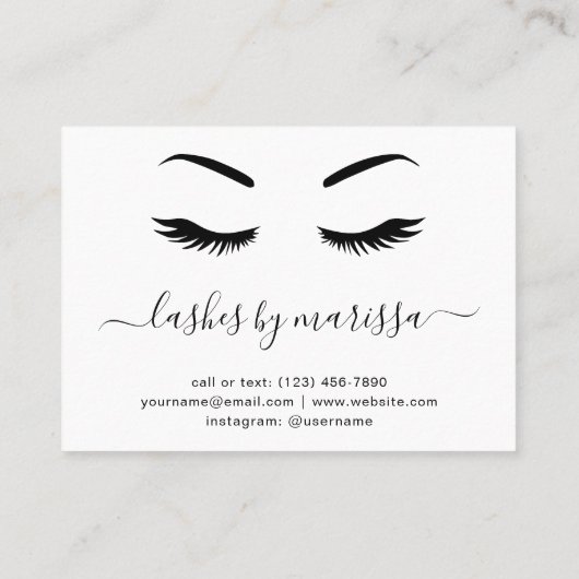 Minimalistische zwarte en witte, eenvoudige streep visitekaartje (Achterkant)