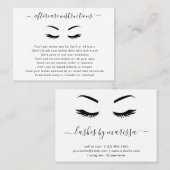 Minimalistische zwarte en witte, eenvoudige streep visitekaartje (Voorkant / Achterkant)