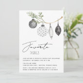 Minimalistische zwarte en witte favoriete dingen kaart (Staand voorkant)