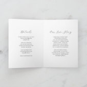 Minimalistische Zwarte en Witte Moderne Bruiloft (Binnen)