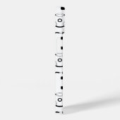 Minimalistische zwarte fitnessapparatuur Case-Mate iPhone case (Achterkant / Rechts)