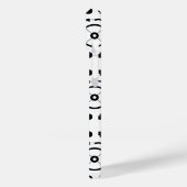 Minimalistische zwarte fitnessapparatuur Case-Mate iPhone case (Achterkant / Links)