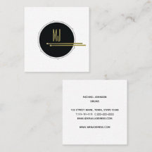 Minimalistische Zwarte Goud Drummer