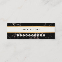 Minimalistische zwarte goudstripe Loyalty