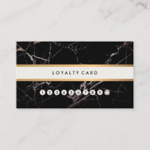 Minimalistische zwarte goudstripe Loyalty