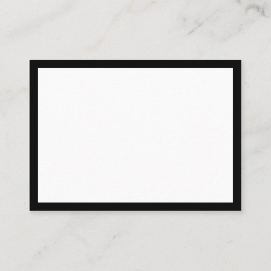 Minimalistische zwarte grensadvocaat visitekaartje (Achterkant)