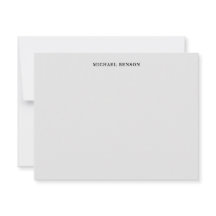 Minimalistische Zwarte Grijze Raster Monogram Prof