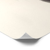 Minimalistische Zwarte Kat Kunstprint Poster (Hoek)