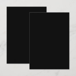 Minimalistische Zwarte Kat Silhouet Kaart