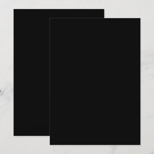 Minimalistische Zwarte Kat Silhouet Kaart
