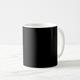 Minimalistische Zwarte Kat Silhouet  Koffiemok