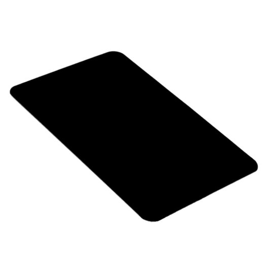 Minimalistische Zwarte Kat Silhouet Magneet (Rechterzijde)