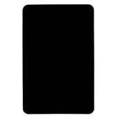 Minimalistische Zwarte Kat Silhouet Magneet (Verticaal)
