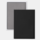 Minimalistische Zwarte Kat Silhouet Magneet (Voorkant / Achterkant)