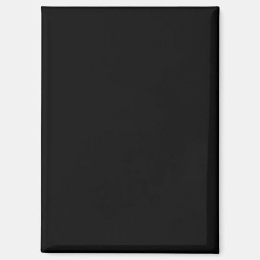 Minimalistische Zwarte Kat Silhouet Magneet (Voorkant)