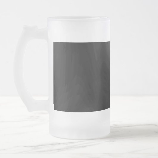 Minimalistische Zwarte Kat Silhouet Matglas Bierpul (Links)
