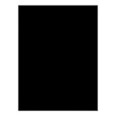 Minimalistische Zwarte Kat Silhouet  Perfect Poster (Voorkant)