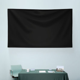 Minimalistische Zwarte Kat Silhouet Spandoek