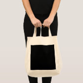 Minimalistische Zwarte Kat Silhouet Tote Bag (Voorkant (product))