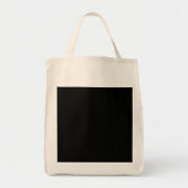 Minimalistische Zwarte Kat Silhouet Tote Bag (Voorkant)