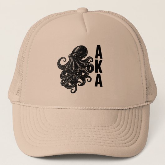 Minimalistische Zwarte Octopus AKA Pet - Esthetisc (Voorkant)