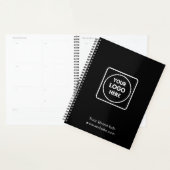 Minimalistische Zwarte Planner | Aangepaste Zakeli (Display)