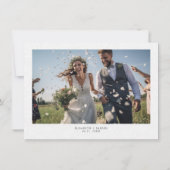 Minimalistische zwarte pluche witte paisley RSVP  Kaart (Achterkant)