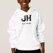 MINIMALISTISCHE ZWARTE TWEE-LETTER MONOGRAM NAAM W (Voorkant)