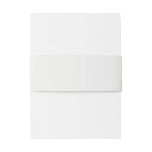 Minimalistische zwarte typografie Monogram Namen B Uitnodigingen Wikkel (Achterkant Voorbeeld)