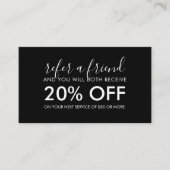 Minimalistische zwarte verwijzing naar modern scri (Voorkant)