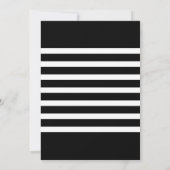 Minimalistische Zwarte Witte Drie Foto Afstuderen Kaart (Achterkant)